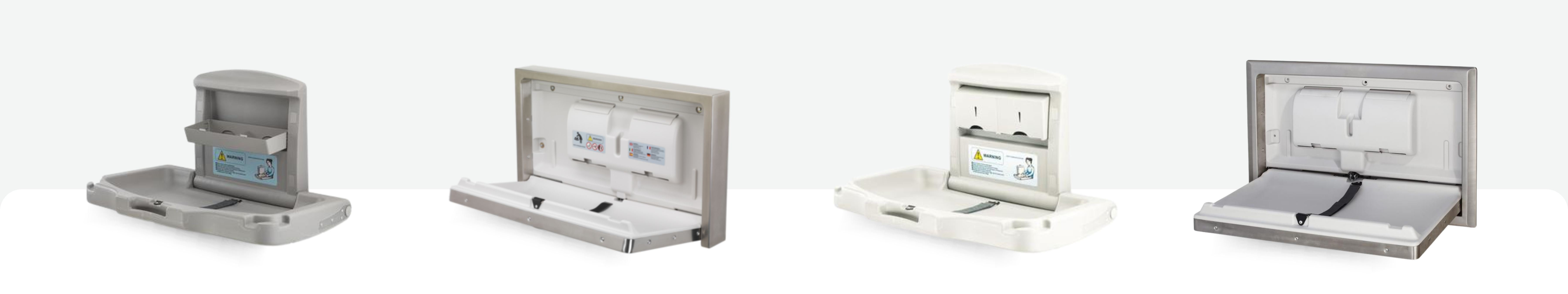 Commercial baby changing stations and protection chairs